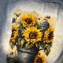 Sunflower Bucket
