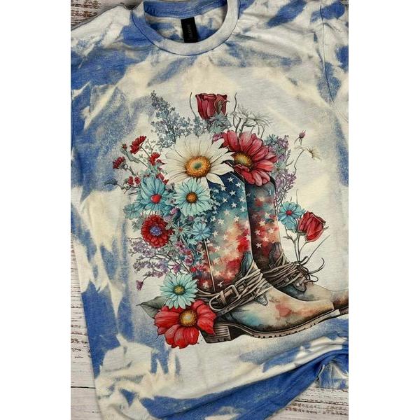 Red, White, & Blue Boots