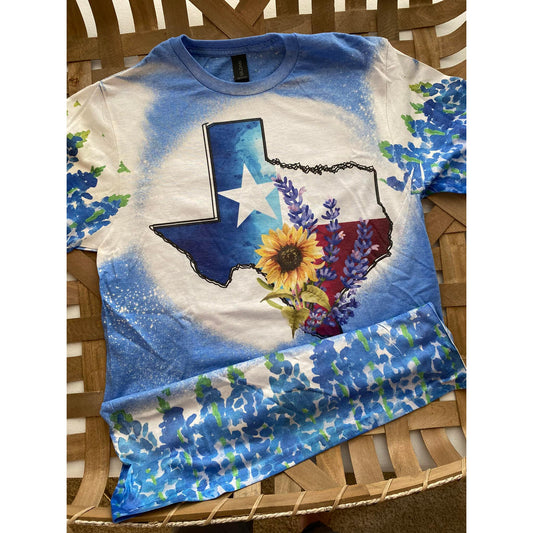 God Bless Texas Bluebonnets