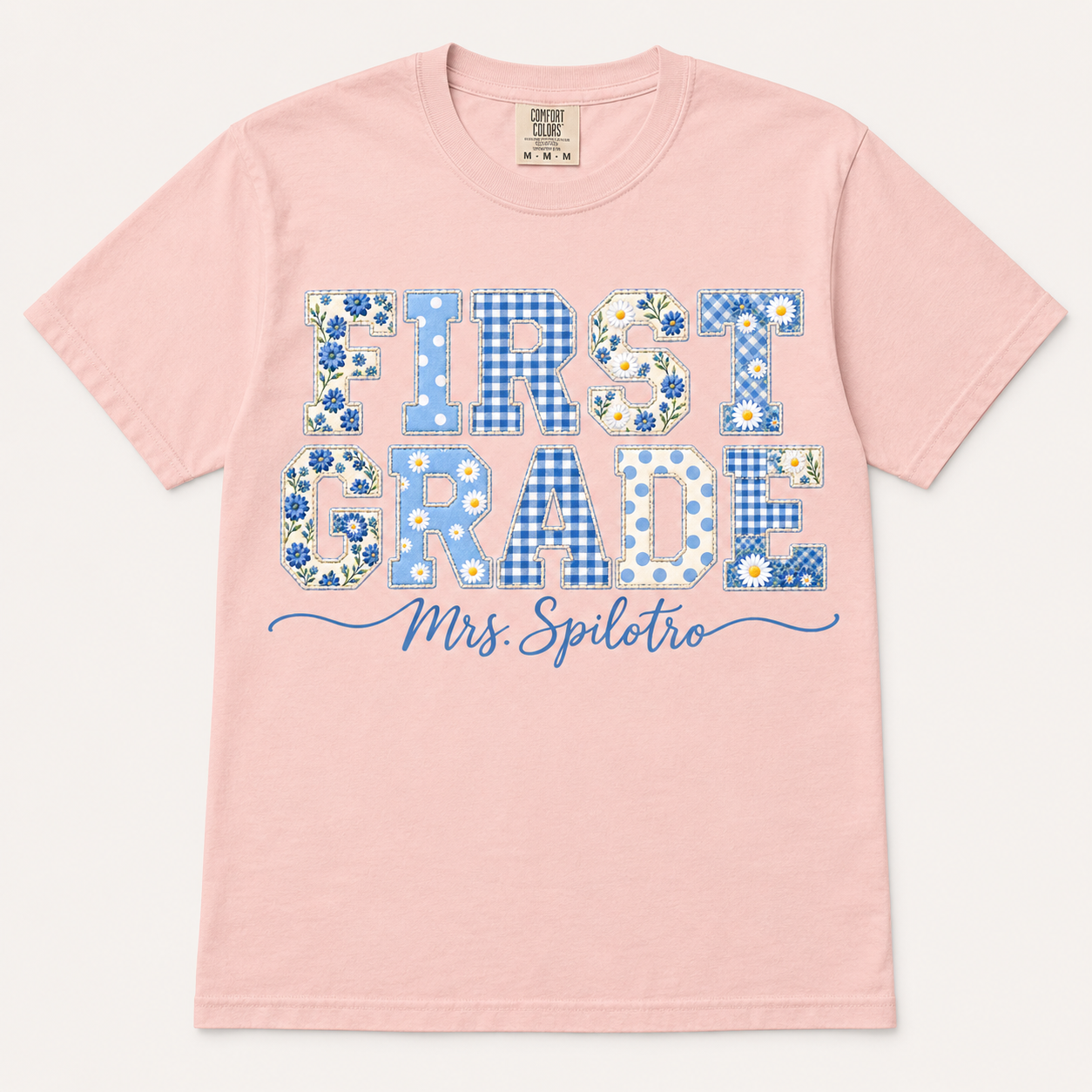 Personalized Patchwork Blush