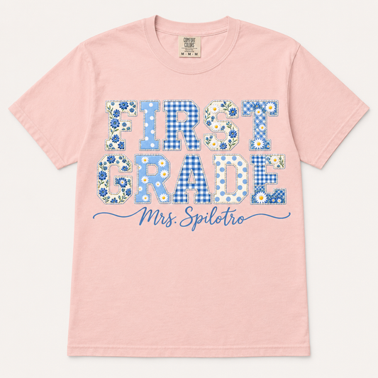 Personalized Patchwork Blush
