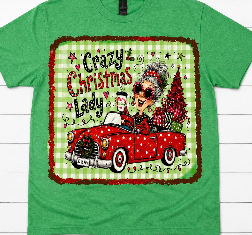 Crazy Christmas Lady