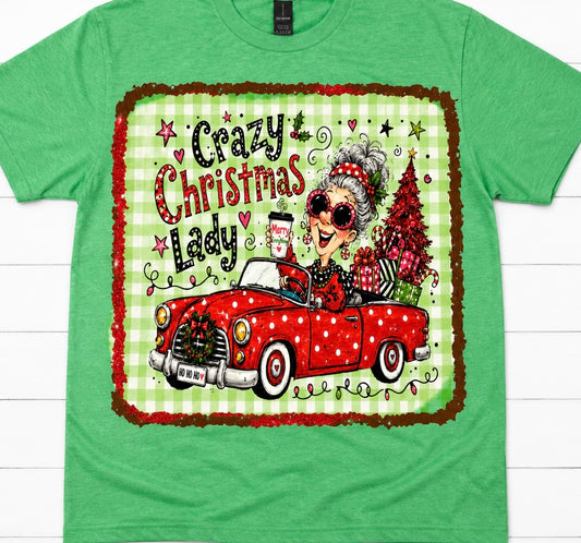 Crazy Christmas Lady