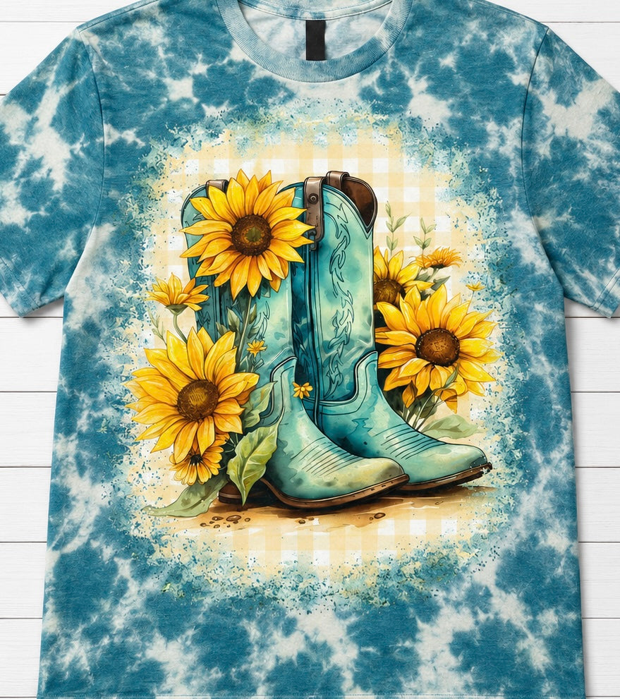 Boots'n Sunflowers