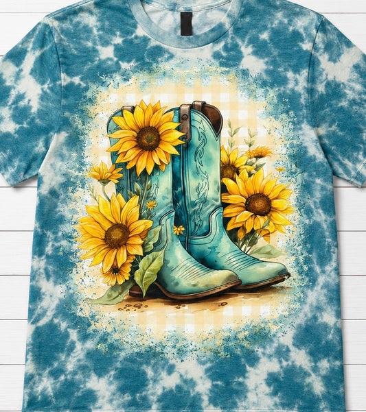 Boots'n Sunflowers