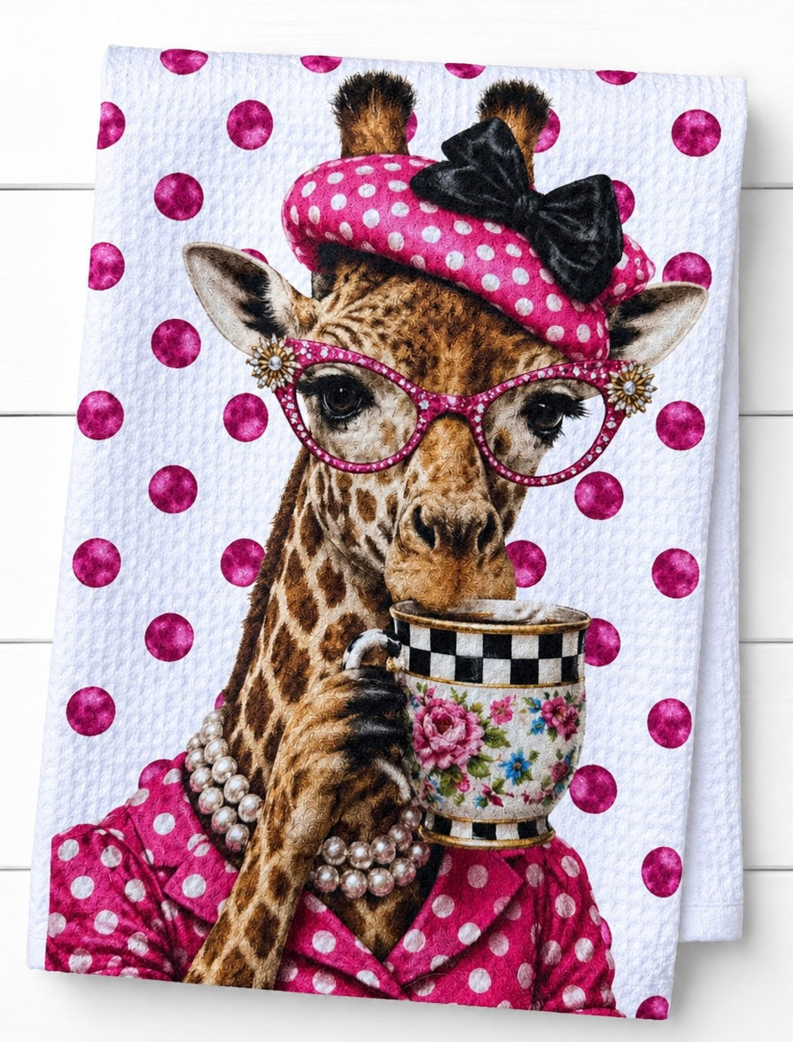 Tea Time Giraffe