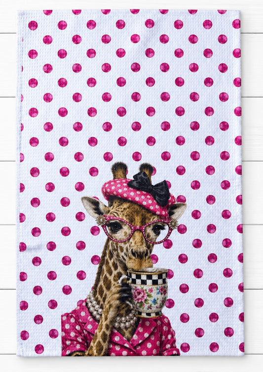 Tea Time Giraffe