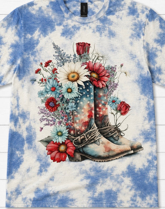Red, White, & Blue Boots